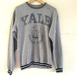 Yale University Sweatshirt Size XS Gray Bulldog Crewneck‎ Pullover Ivy League